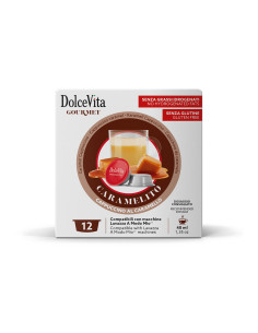 12 gélules Dolce Vita Caramelito compatibles avec A Modo Mio