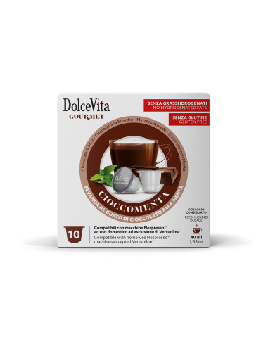 10 gélules Dolce Vita Cioccomenta compatibles...