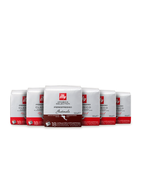 90 gélules Illy Iperespresso Classique + 18 Guatemala