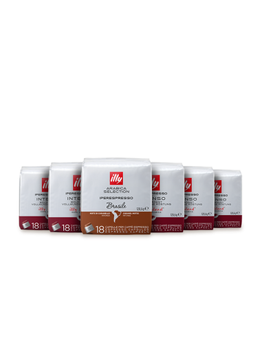90 gélules Illy Iperespresso Intenso + 18 Brésil