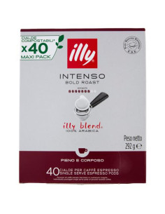 40 dosettes ESE Illy Intenso