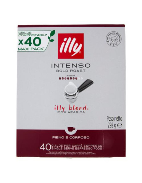 40 dosettes ESE Illy Intenso