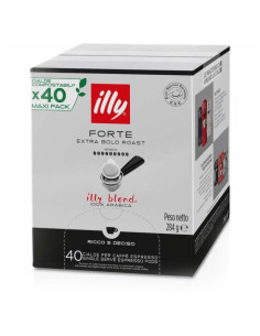 40 dosettes ESE Illy Forte