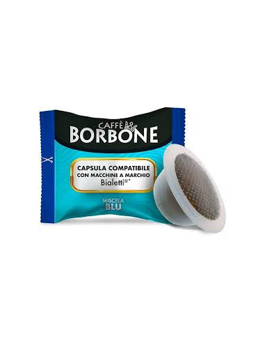 50 gélules Borbone Bleu comp. Bialetti