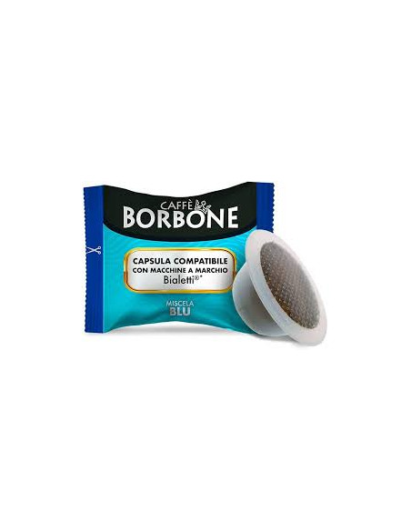 50 gélules Borbone Bleu comp. Bialetti
