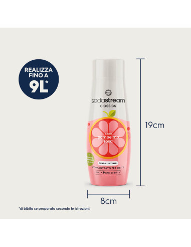 440 ml de concentré Pink Grapefruit Zero