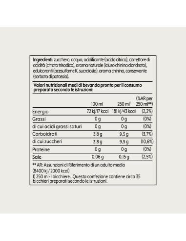 440 ml de concentré de tonique